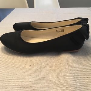 Crewcuts ballet flats with bow on back sz 4
